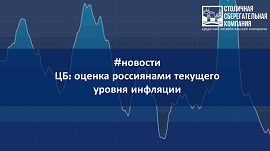 ЦБ: оценка россиянами текущего уровня инфляции